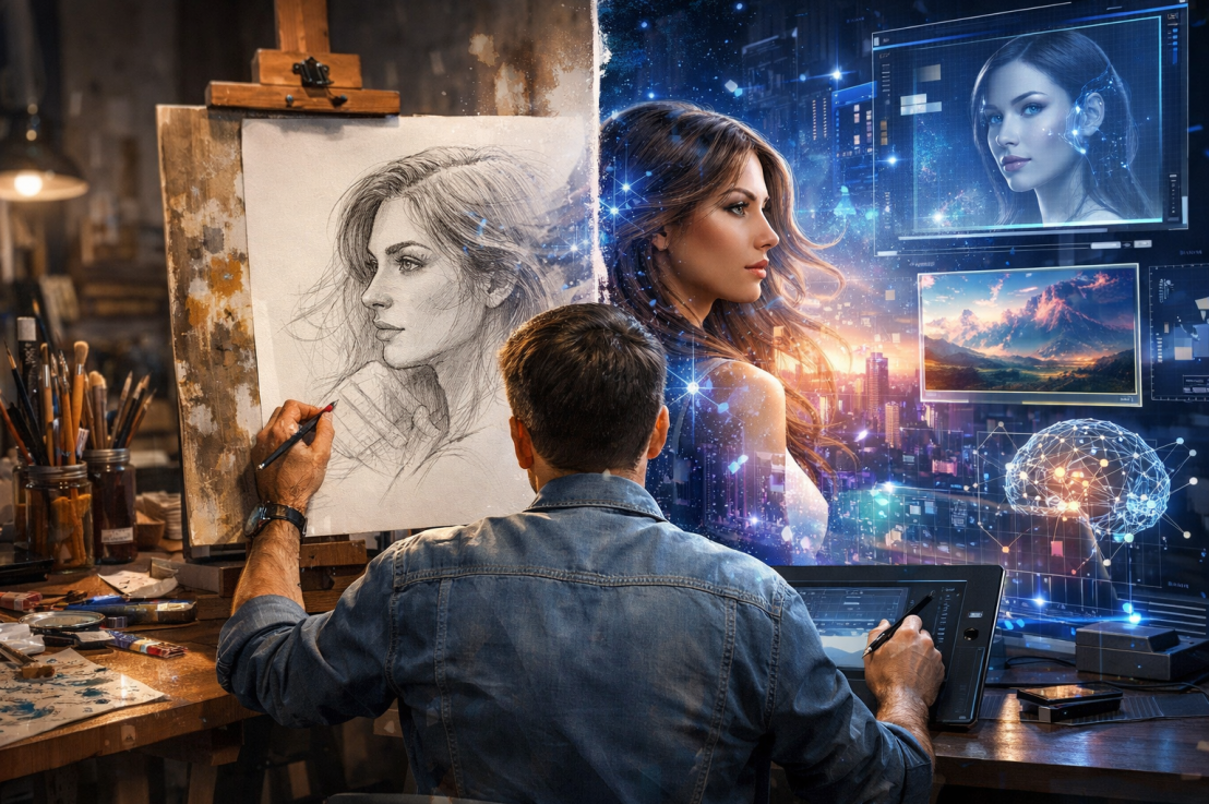 The Creative Shift: What It’s Like Making Visuals with AI Today